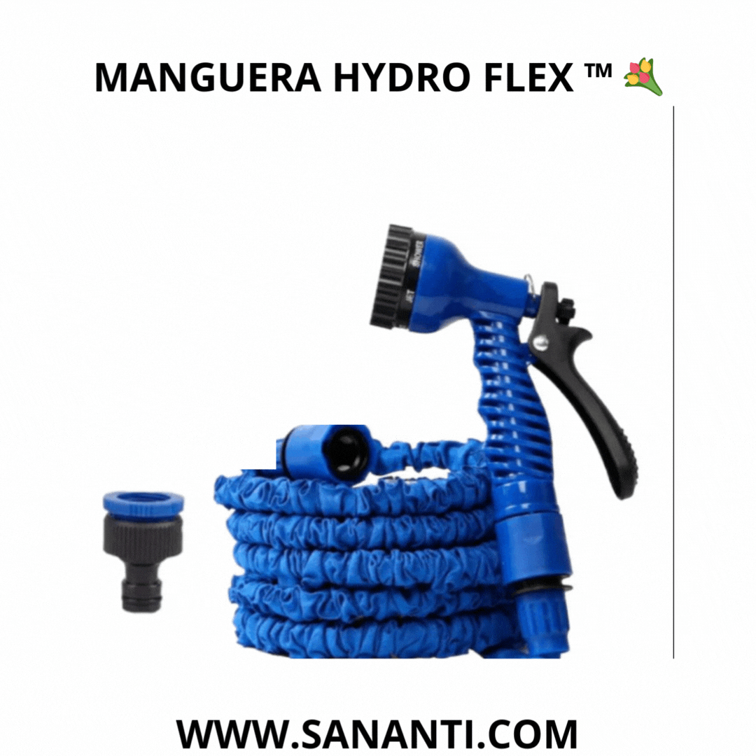 HYDRO FLEX ™ Manguera Retráctil Expandible 22.5 metros