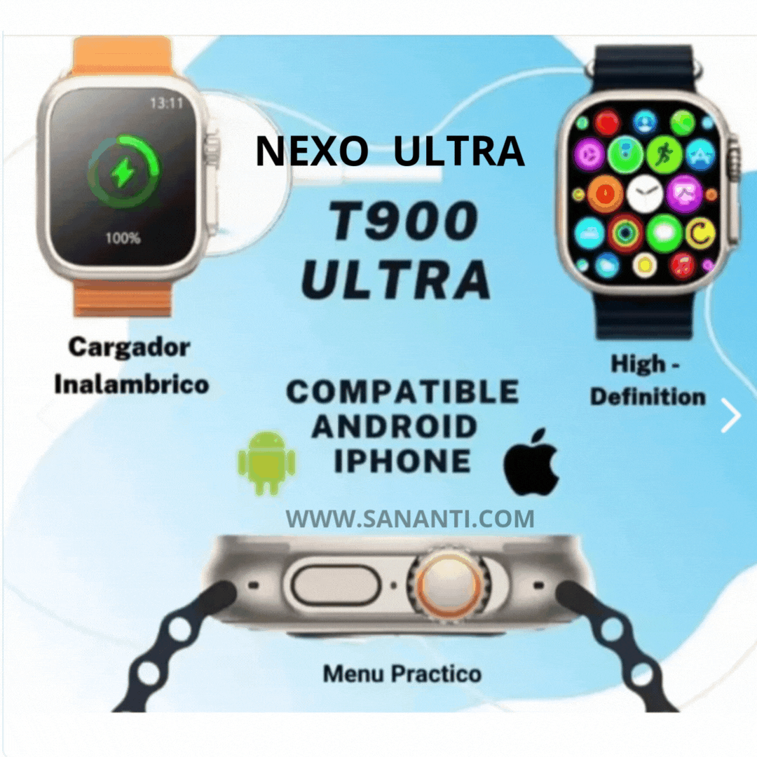 SMARTWATCH NEXO ULTA  ™  T-900 ÚLTIMA GENERACIÓN.