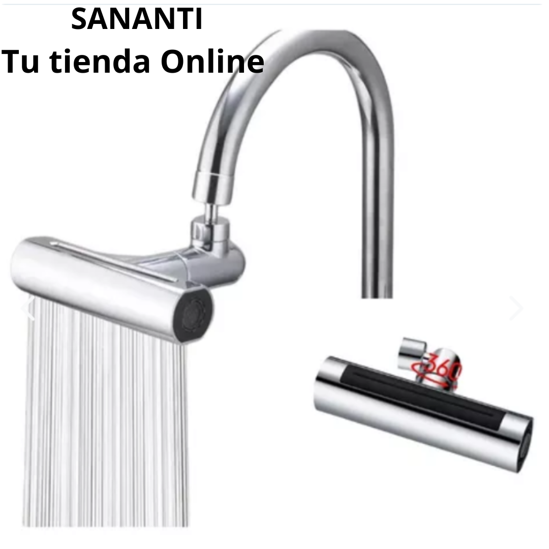 AQUAFLEX ™ Griferia Cascada de Acero 360 grados💧